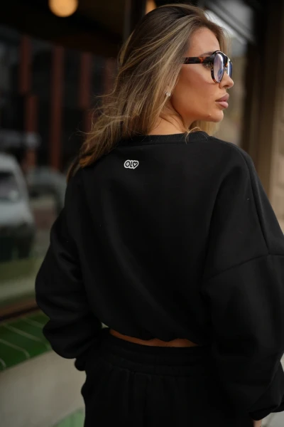 Bluza damska OLAVOGA LINDA SWEATSHIRT 2026 czarna - mawershop