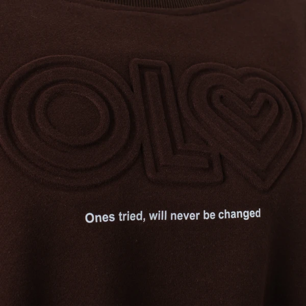 Bluza damska OLAVOGA LINDA SWEATSHIRT 2026 brąz - mawershop