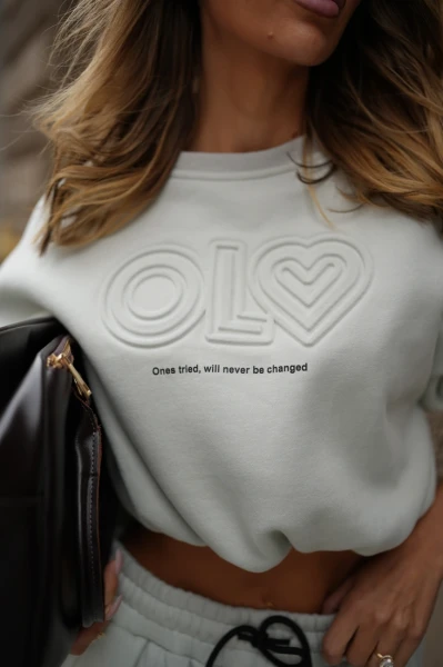 Bluza damska OLAVOGA LINDA SWEATSHIRT 2026 matcha - mawershop