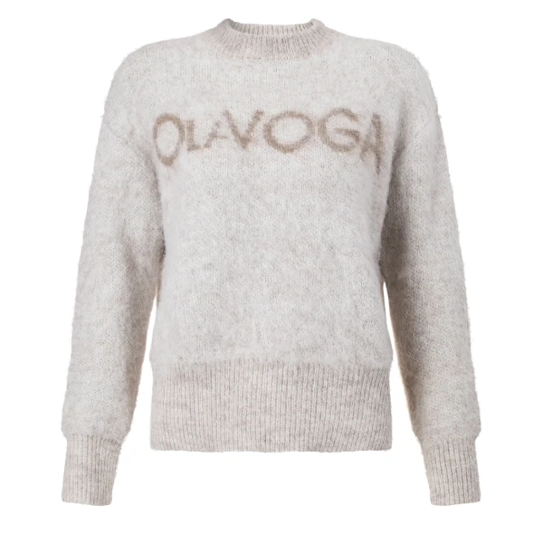 Sweter damski OLAVOGA VILA 2026 beż - mawershop