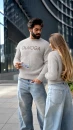 Sweter męski OLAVOGA VILA MEN 2026 beż - mawershop
