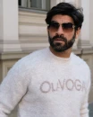 Sweter męski OLAVOGA VILA MEN 2026 beż - mawershop