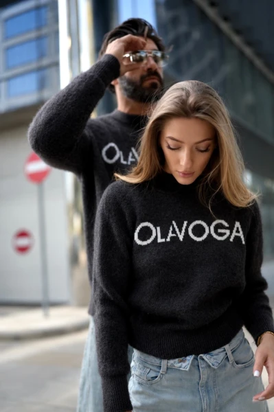 Sweter damski OLAVOGA VILA 2026 czarny - mawershop