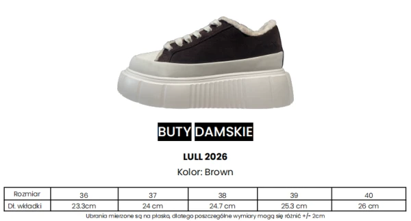 Buty damskie sneakersy OLAVOGA LULL 2026  - mawershop