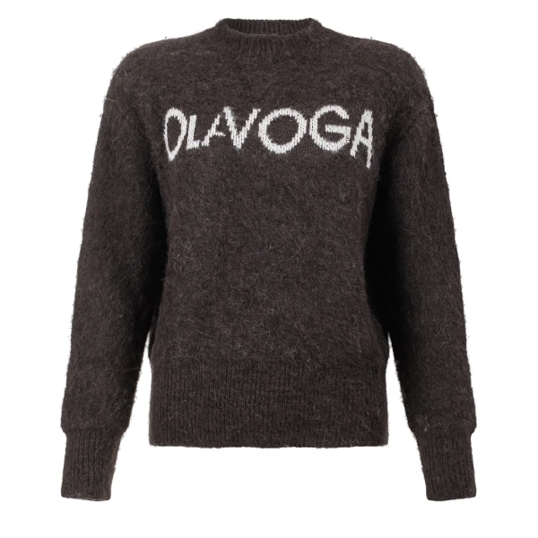 Sweter damski OLAVOGA VILA 2026 brąz - mawershop
