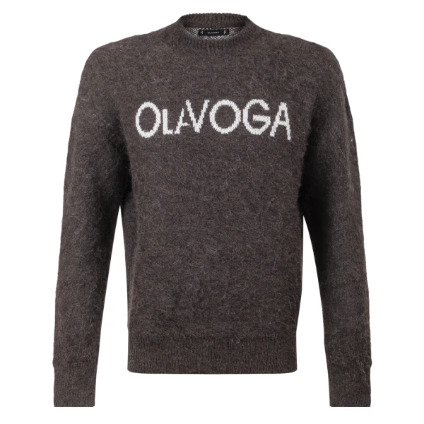 Sweter męski OLAVOGA VILA MEN 2026 brąz - mawershop