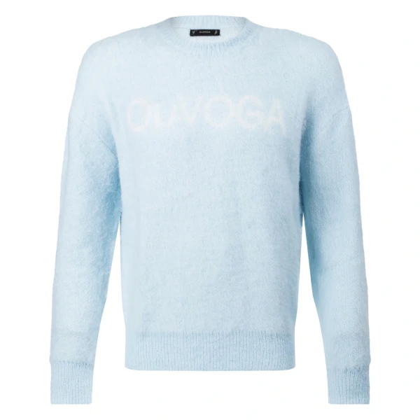 Sweter męski OLAVOGA VILA MEN 2026 błękit - mawershop