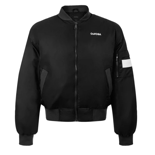 Bomberka kurtka męska WOOLY MEN 2026 czarna - mawershop