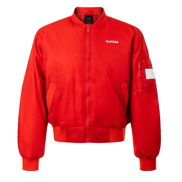 Bomberka kurtka męska WOOLY MEN 2026 czerwona - mawershop