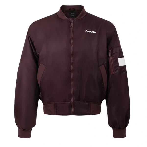 Bomberka kurtka męska WOOLY MEN 2026 śliwka - mawershop