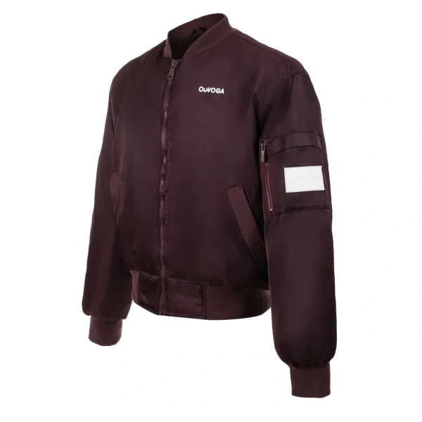 Bomberka kurtka męska WOOLY MEN 2026 śliwka - mawershop