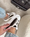 Buty damskie sneakersy OLAVOGA LULL 2026 brązowe