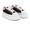 Buty damskie sneakersy OLAVOGA LULL 2026 brązowe