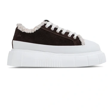 Buty damskie sneakersy OLAVOGA LULL 2026 brązowe