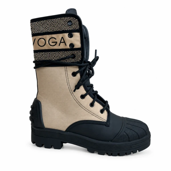 Buty workery damskie OLAVOGA LUNAR 2026 beż - mawershop