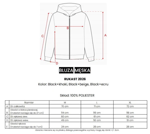 Bluza męska OLAVOGA RUKAST 2026 - mawershop