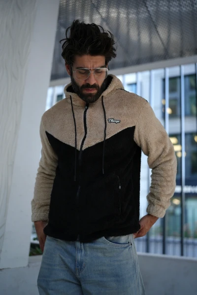 Bluza męska OLAVOGA RUKAST 2026 czarna - beż - mawershop