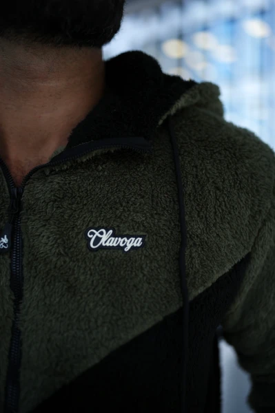 Bluza męska OLAVOGA RUKAST 2026 czarna - khaki - mawershop