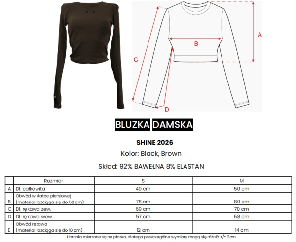 Bluzka damska OLAVOGA SHINE 2026 - mawershop