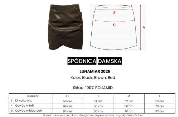 Spódnica OLAVOGA LUNAMIAR 2026 - mawershop