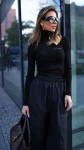 Sweter damski OLAVOGA BLEMENDO 2026 czarny - mawershop