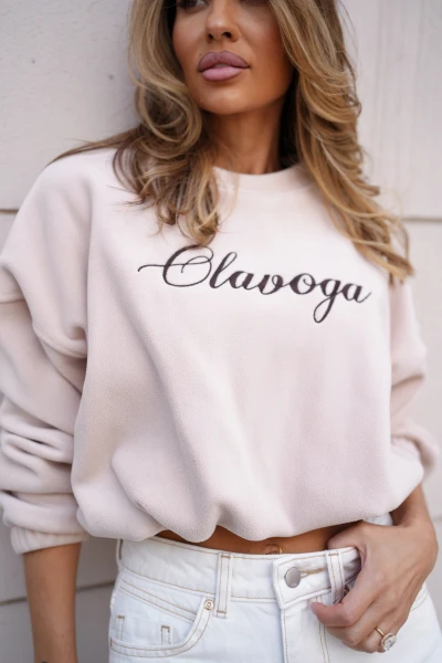 Bluza damska OLAVOGA RETOA 2026 beż - mawershop