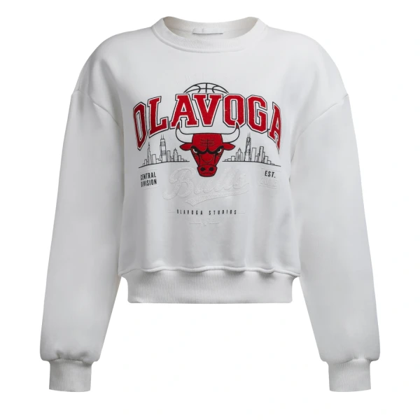 Bluza damska OLAVOGA FLANO 2026 ecru - mawershop