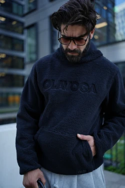 Bluza męska OLAVOGA BEARHOOD 2026 czarna