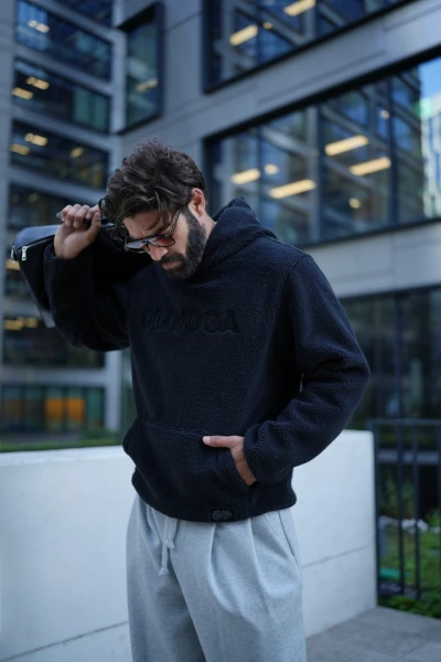Bluza męska OLAVOGA BEARHOOD 2026 czarna - mawershop