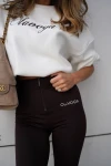 Legginsy damskie OLAVOGA LUXORA 2026 brąz - mawershop