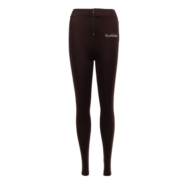 Legginsy damskie OLAVOGA LUXORA 2026 brąz - mawershop