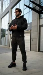 Spodnie męskie OLAVOGA KIURE 2026 czarne - mawershop