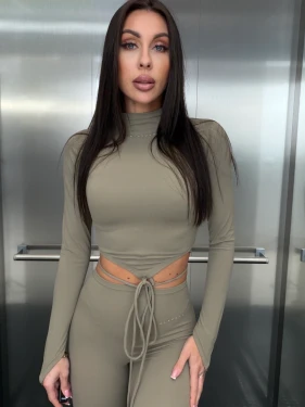 Komplet damski OLAVOGA NOTO 2026 oliwkowy