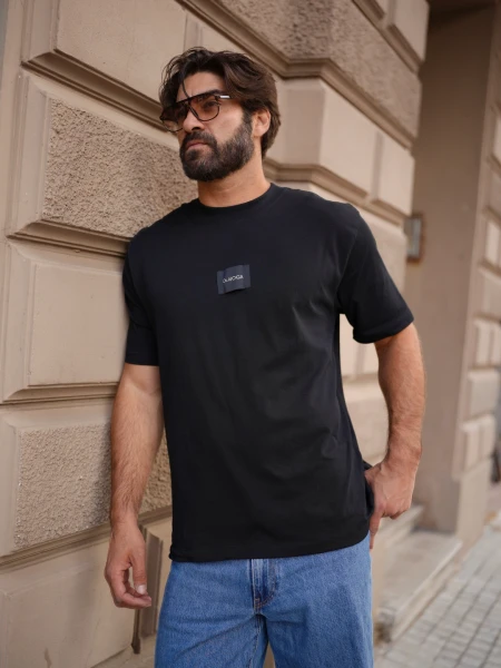 T-shirt męski OLAVOGA BARSON 2026 czarny - mawershop
