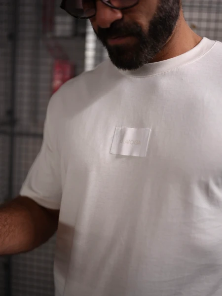 T-shirt męski OLAVOGA BARSON 2026 ecru - mawershop