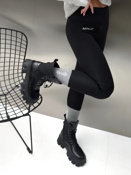 Buty damskie workery OLAVOGA TREAKLY 2026 czarne - mawershop