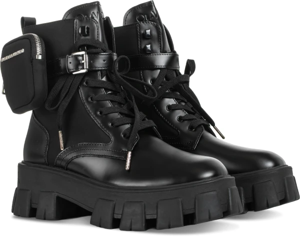 Buty damskie workery OLAVOGA TREAKLY 2026 czarne - mawershop