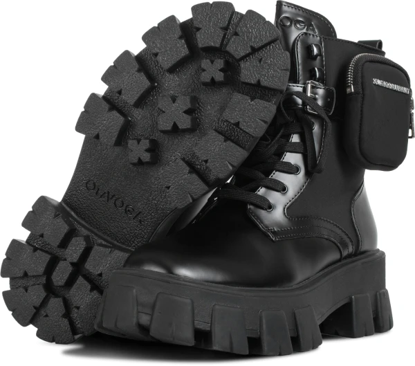 Buty damskie workery OLAVOGA TREAKLY 2026 czarne - mawershop