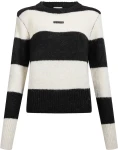 Sweter damski OLAVOGA ERISSEN 2026 - ecru - czarny mawershop