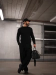 Sweter męski OLAVOGA CAIRO 2026 czarny - mawershop