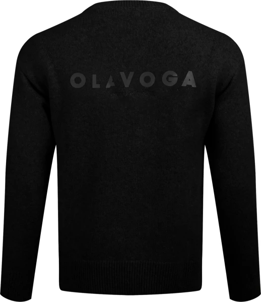 Sweter męski OLAVOGA CAIRO 2026 czarny - mawershop