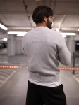 Sweter męski OLAVOGA CAIRO 2026 szary- mawershopp