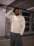 Sweter męski OLAVOGA CAIRO 2026 ecru - mawershop