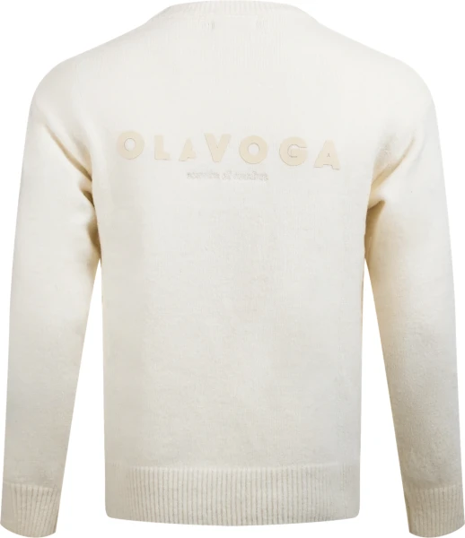 Sweter męski OLAVOGA CAIRO 2026 ecru - mawershop