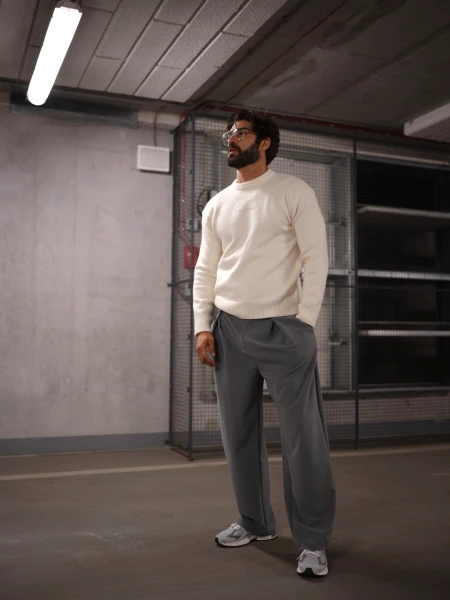 Sweter męski OLAVOGA CAIRO 2026 ecru - mawershop