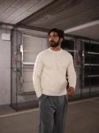 Sweter męski OLAVOGA CAIRO 2026 ecru - mawershop