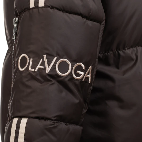 Kurtka damska OLAVOGA FLOORO 2026 brązowa - mawershop