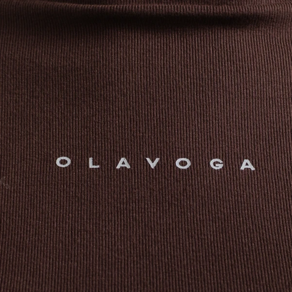 Bluzka damska OLAVOGA TEROWEM 2026 brązowa - mawershop