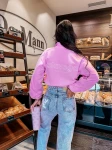 Bluza damska OLAVOGA ROSEA 2026 pudrowy róż - maWer Fashion