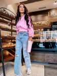 Bluza damska OLAVOGA ROSEA 2026 pudrowy róż - maWer Fashion